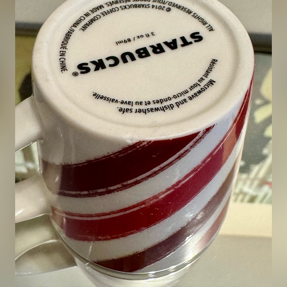 STARBUCKS MINIATURE ORNAMENT MUGS Espresso cup 3 oz. - Picture 6 of 6